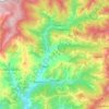 Carte topographique Apricale, altitude, relief