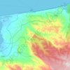 Carte topographique Ischitella, altitude, relief