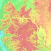Carte topographique Narayanpur, altitude, relief