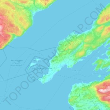 Carte topographique Frosta, altitude, relief