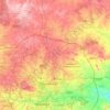 Carte topographique Medchal–Malkajgiri District, altitude, relief