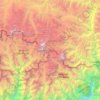 Carte topographique Mahalangur Himal, altitude, relief