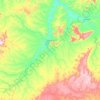 Carte topographique Parnaguá, altitude, relief