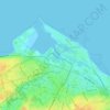 Carte topographique Leith Harbour & Newhaven, altitude, relief