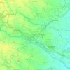 Carte topographique Paschim Bardhaman, altitude, relief