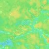 Carte topographique Harris Lake, altitude, relief