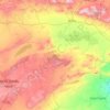 Carte topographique M'Sila, altitude, relief