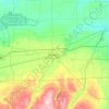 Carte topographique Genesee County, altitude, relief