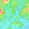 Carte topographique 83260, altitude, relief