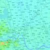 Carte topographique Taizhou, altitude, relief