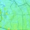 Carte topographique Tebet, altitude, relief