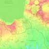 Carte topographique Anguillara Sabazia, altitude, relief