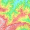 Carte topographique Savigno, altitude, relief
