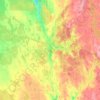 Carte topographique Alavus, altitude, relief
