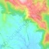 Carte topographique King Scrub, altitude, relief