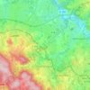 Carte topographique Sainte-Feyre, altitude, relief