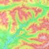 Carte topographique Palacios del Sil, altitude, relief