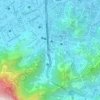 Carte topographique Rio Comprido, altitude, relief