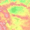 Carte topographique Uvs, altitude, relief