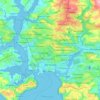 Carte topographique Plymouth, altitude, relief