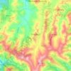 Carte topographique Trisobbio, altitude, relief