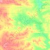 Carte topographique Lake Carnegie, altitude, relief