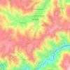 Carte topographique Pampas, altitude, relief