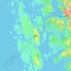 Carte topographique Sotra, altitude, relief