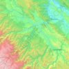 Carte topographique Municipio Guanay, altitude, relief