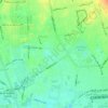 Carte topographique Al Malazz, altitude, relief