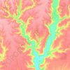 Carte topographique Привільненська сільська громада, altitude, relief