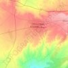 Carte topographique Oulad Abdoune, altitude, relief