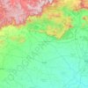 Carte topographique Mungeli, altitude, relief