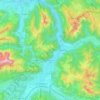 Carte topographique Kirchdorf in Tirol, altitude, relief