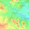 Carte topographique Vilamarxant, altitude, relief