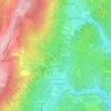Carte topographique Bissy-la-Mâconnaise, altitude, relief