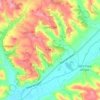 Carte topographique Saint-Clair, altitude, relief