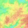 Carte topographique Villaines-sous-Malicorne, altitude, relief