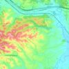 Carte topographique Tigliole, altitude, relief