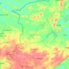 Carte topographique Kénédougou, altitude, relief