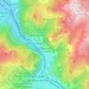 Carte topographique La Tour-en-Maurienne, altitude, relief