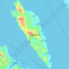 Carte topographique Ticao Island, altitude, relief