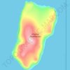 Carte topographique Grande Diomède, altitude, relief