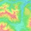 Carte topographique Lermoos, altitude, relief