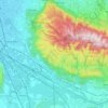 Carte topographique 84460, altitude, relief