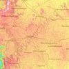 Carte topographique Hassan district, altitude, relief