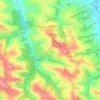 Carte topographique Lacaugne, altitude, relief