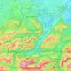Carte topographique Landkreis Garmisch-Partenkirchen, altitude, relief