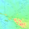 Carte topographique Holagunda, altitude, relief