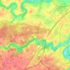 Carte topographique Vouneuil-sous-Biard, altitude, relief